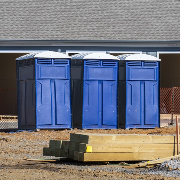 how can i report damages or issues with the portable toilets during my rental period in Second Mesa